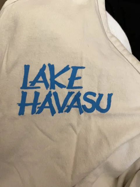 00s 2001 Lake Havasu Tank Top Large Holes And Stains By Lake Havasu