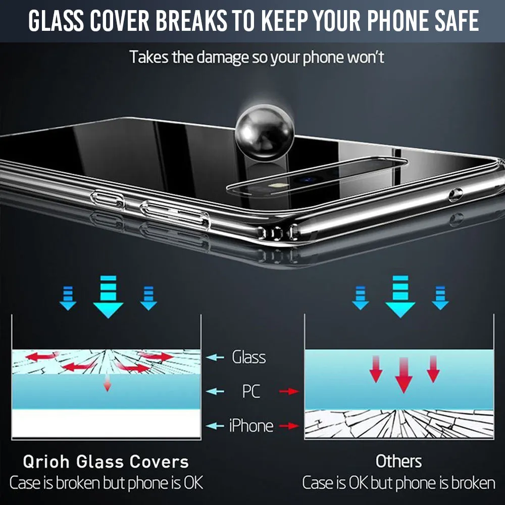 Abstract Arrow Pattern Glass Case For Samsung Galaxy M42