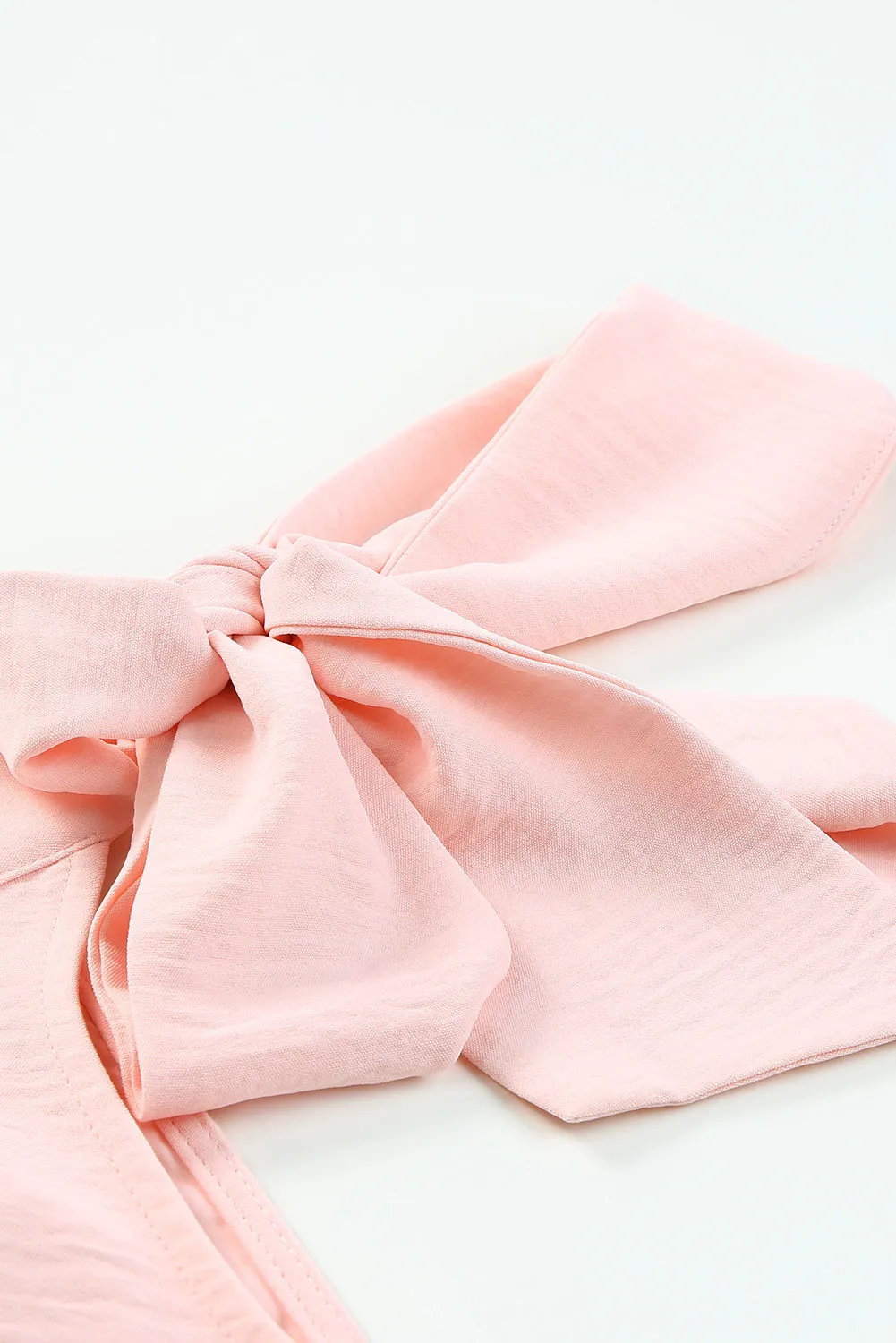 Asymmetric Tie Shoulder Sleeveless Top