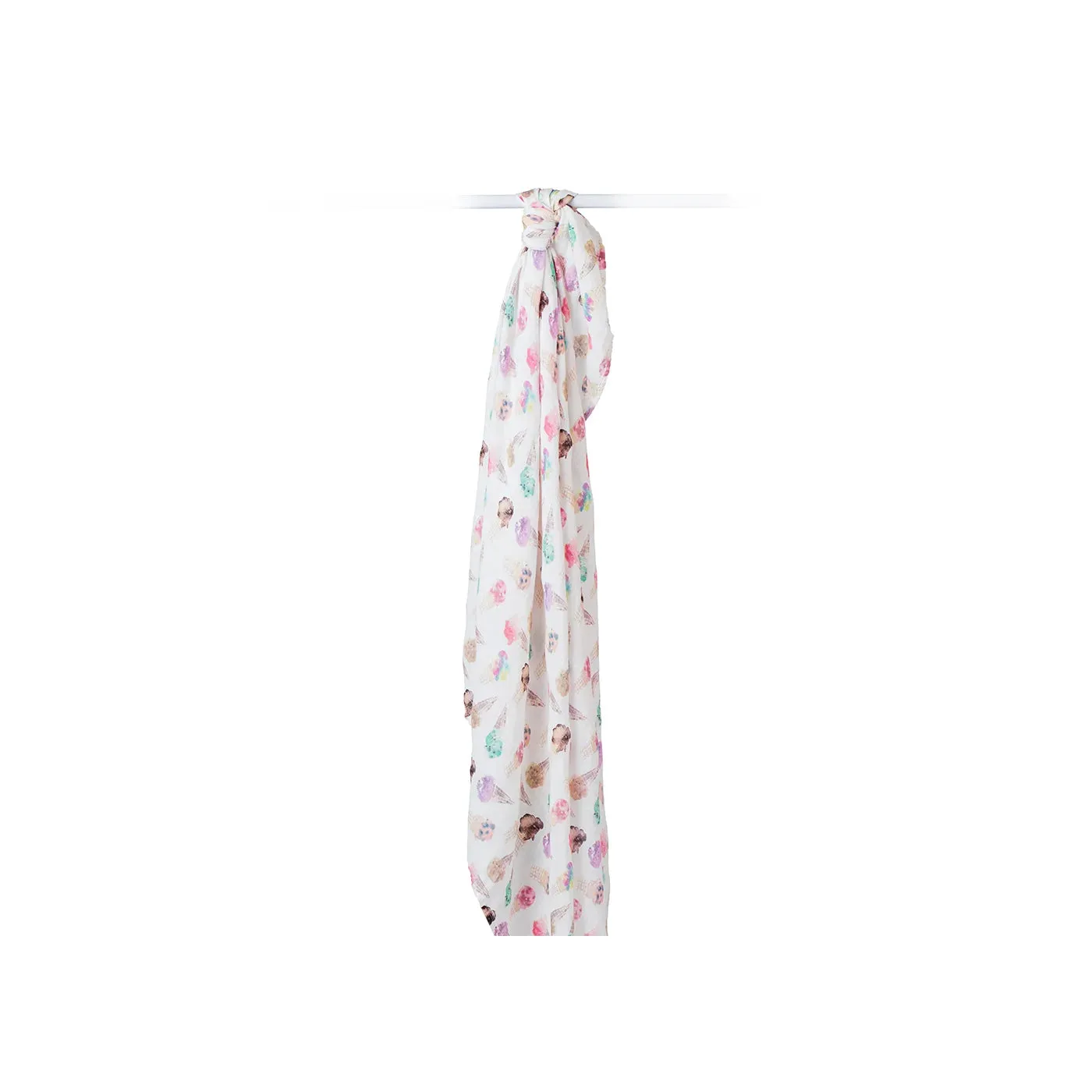 Bamboo Muslin Swaddle - Ice Cream | Lulujo