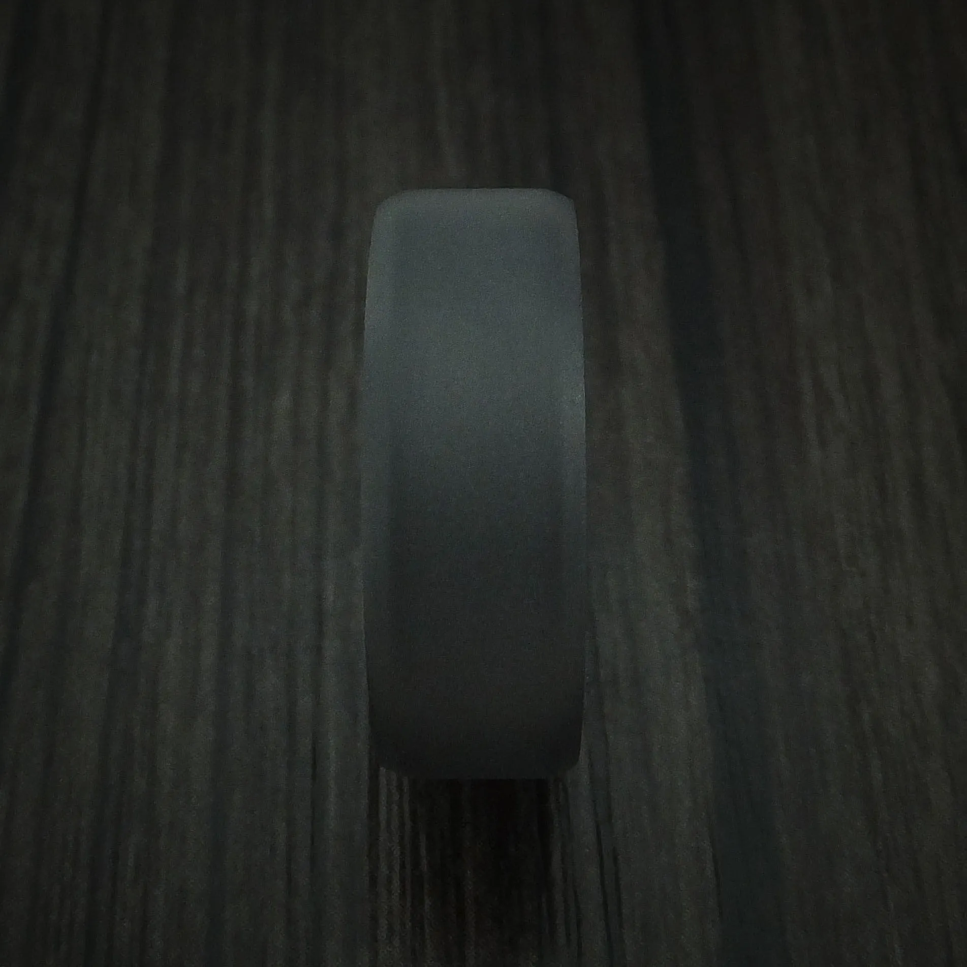 Black Zirconium and Hardwood Sleeve Men's Ring Custom Made