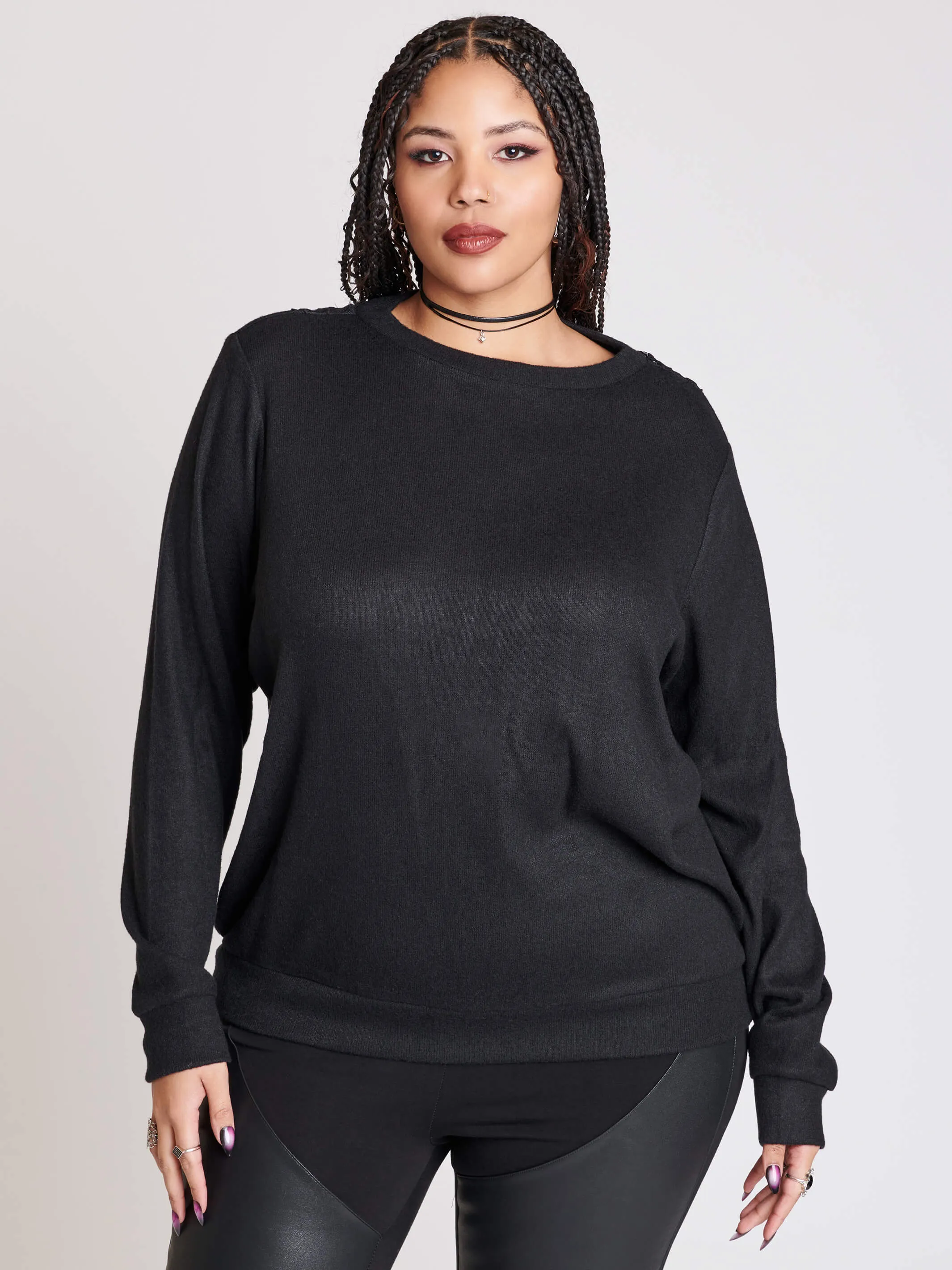 Embroidered Scorpion Sweater