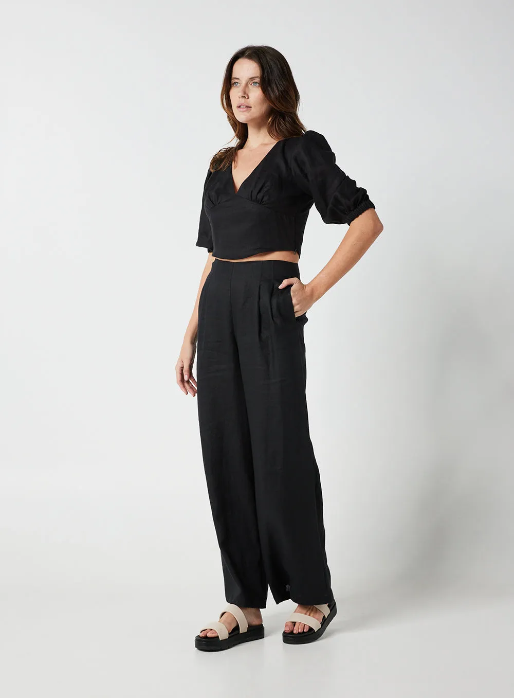 Ophelia Top-Black